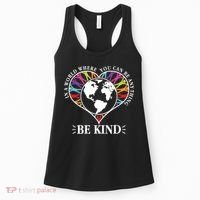 World Where You Can Be Anything Be Kind World Unity Day Women's Tank Top thumb 0