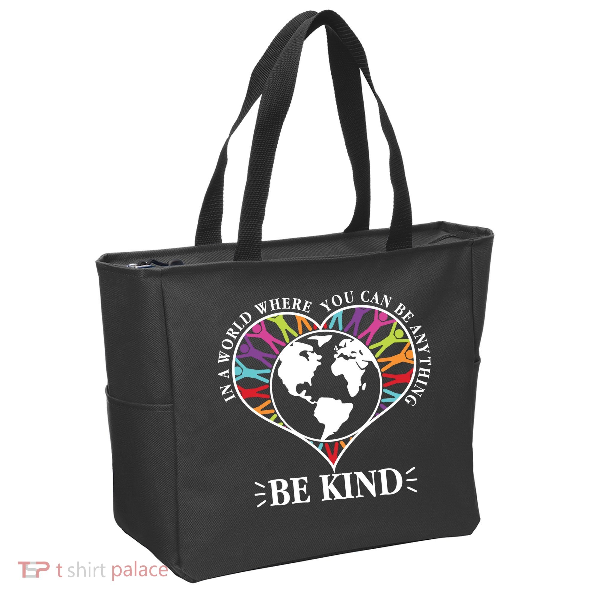World Where You Can Be Anything Be Kind World Unity Day Tote Bag