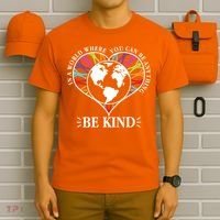 World Where You Can Be Anything Be Kind World Unity Day T-Shirt thumb 6