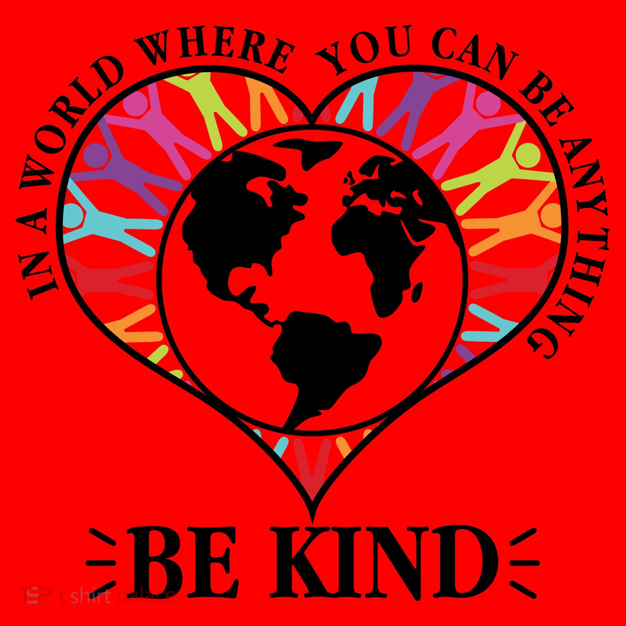 World Where You Can Be Anything Be Kind World Unity Day Santa Hat