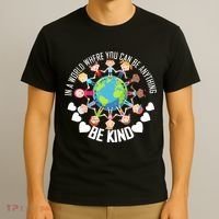 World Where You Can Be Kind Anti-Bullying T-Shirt thumb 3
