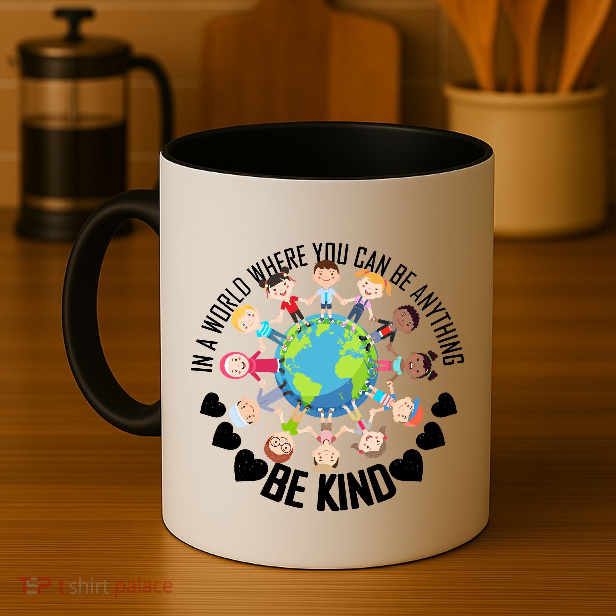 World Where You Can Be Kind Anti-Bullying Coffee Mug
