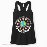 World Where You Can Be Kind Anti-Bullying Women's Tank Top thumb 0