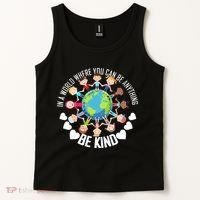 World Where You Can Be Kind Anti-Bullying Tank Top thumb 2