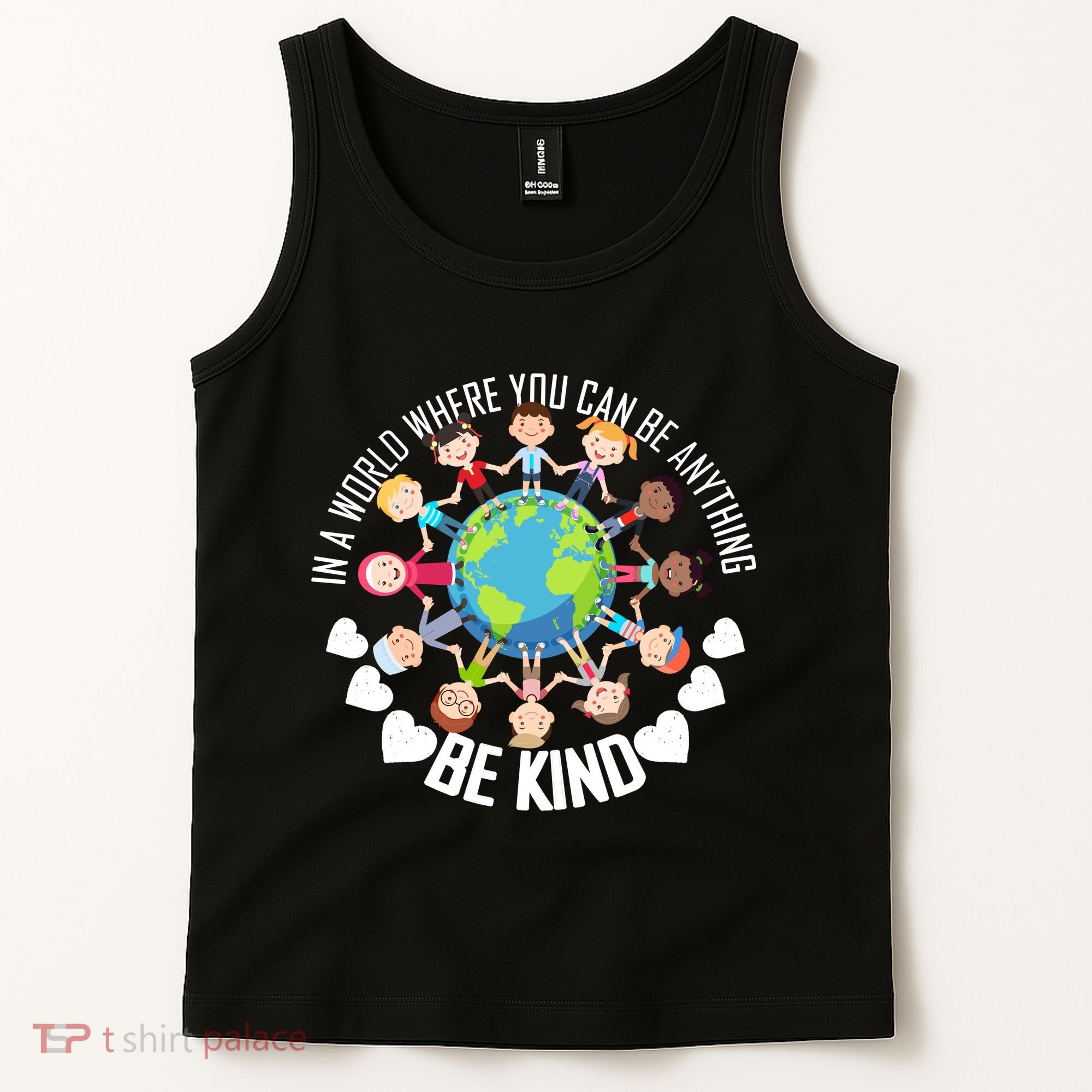 World Where You Can Be Kind Anti-Bullying Tank Top