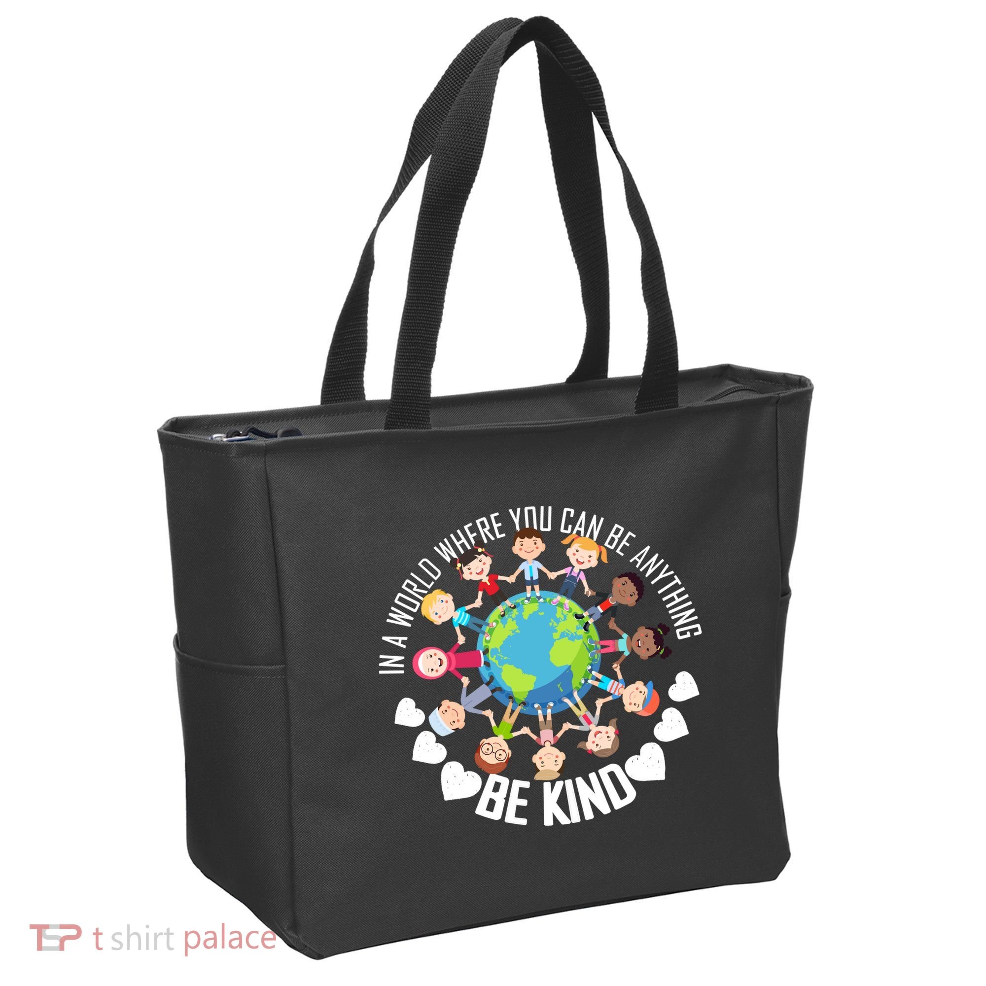 World Where You Can Be Kind Anti-Bullying Tote Bag
