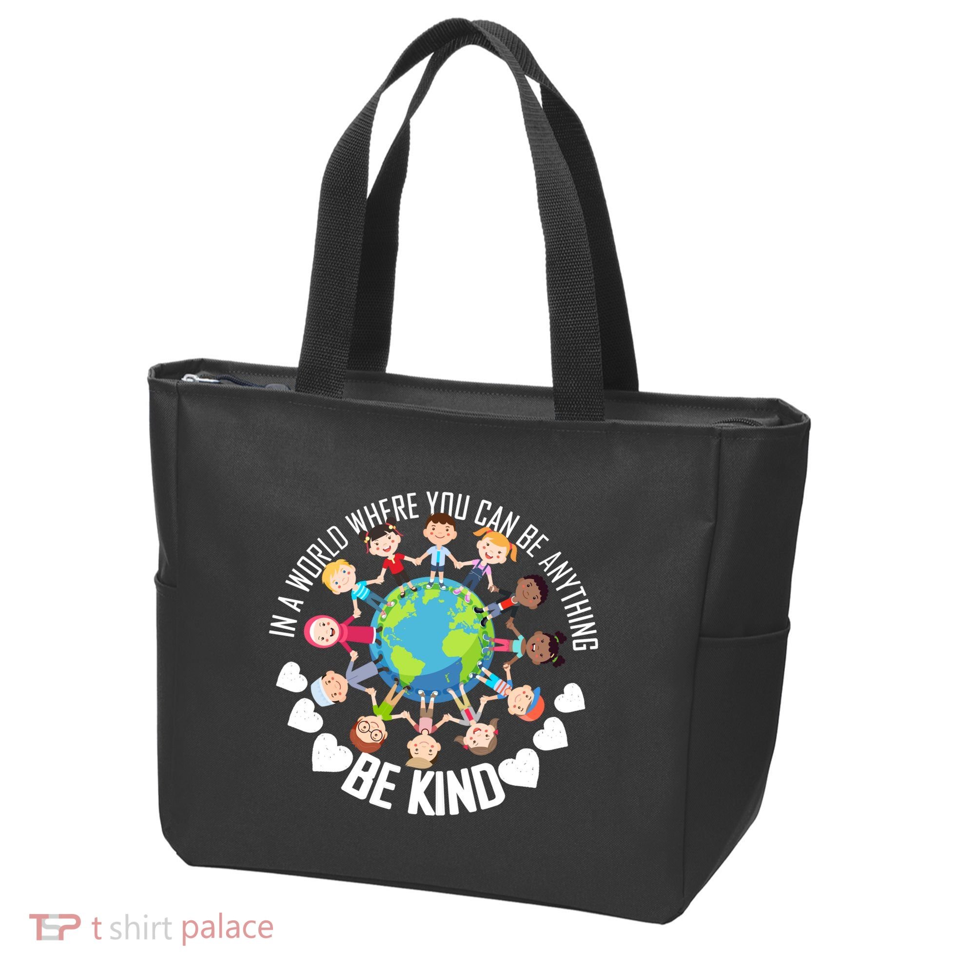 World Where You Can Be Kind Anti-Bullying Tote Bag