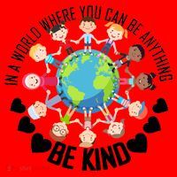 World Where You Can Be Kind Anti-Bullying Santa Hat thumb 1