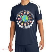 World Where You Can Be Kind Anti-Bullying Sport-Tek Competitor United Soccer Jersey thumb 0