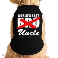 Worlds Best Bro (Uncle) Funny Doggie Tank thumb 0