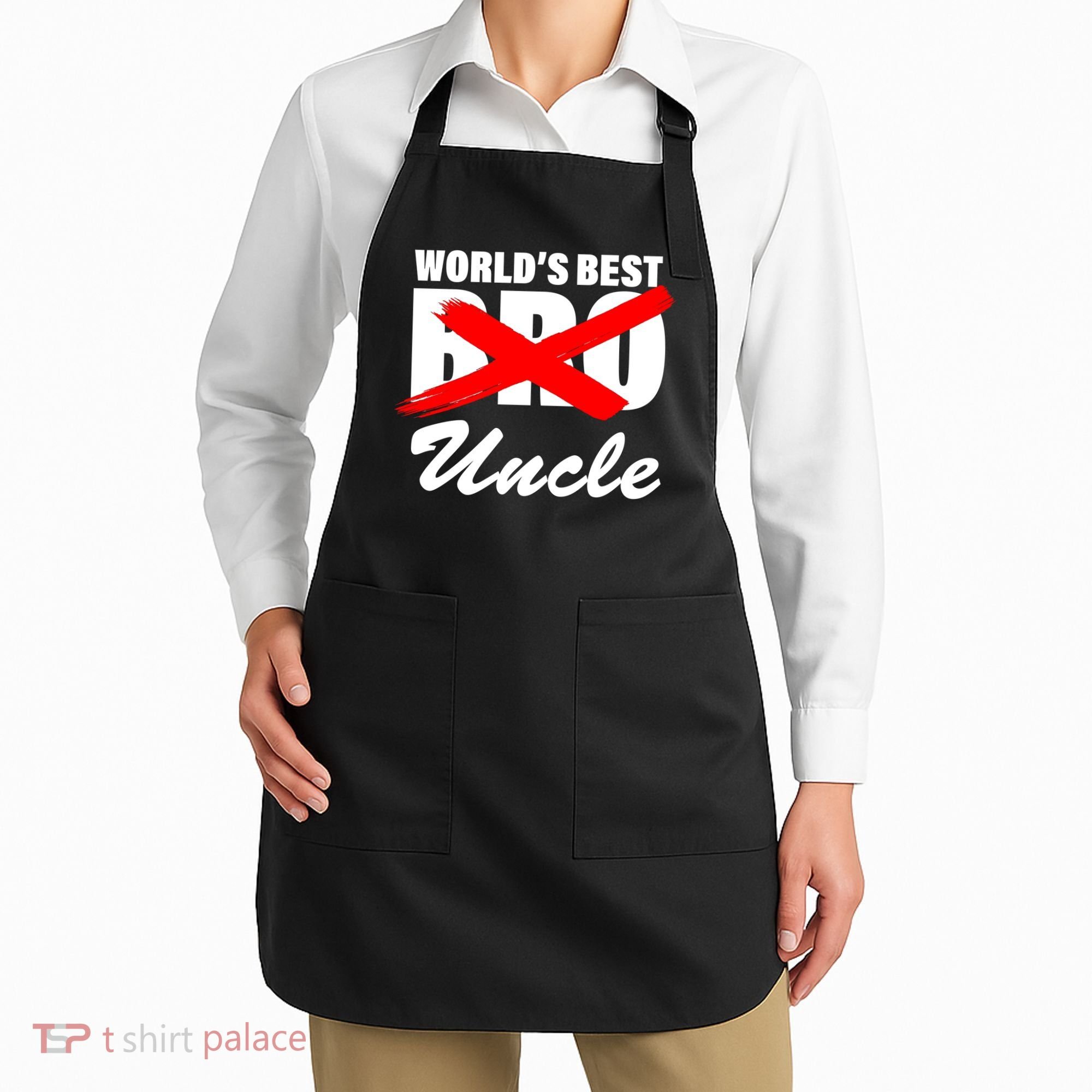 Worlds Best Bro (Uncle) Funny Apron