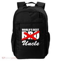 Worlds Best Bro (Uncle) Funny Backpack thumb 0