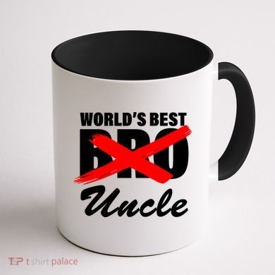 Worlds Best Bro (Uncle) Funny Coffee Mug back