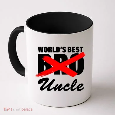 Worlds Best Bro (Uncle) Funny Coffee Mug