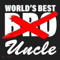 Worlds Best Bro (Uncle) Funny Beanie thumb 2
