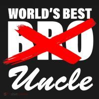 Worlds Best Bro (Uncle) Funny Polo thumb 3