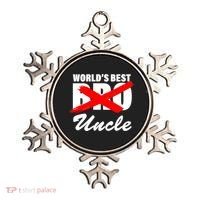 Worlds Best Bro (Uncle) Funny Ornament thumb 0