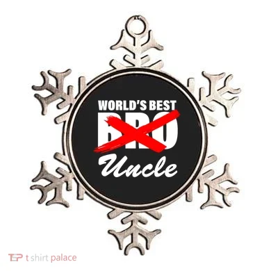 Worlds Best Bro (Uncle) Funny Ornament