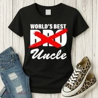 Worlds Best Bro (Uncle) Funny Women's T-Shirt thumb 3