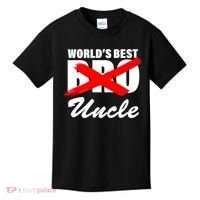 Worlds Best Bro (Uncle) Funny Kids T-Shirt thumb 0