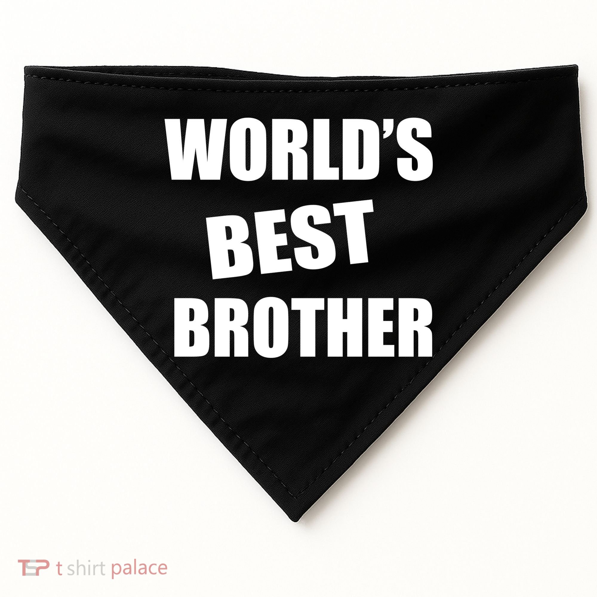 World's Best Brother USA-Made Doggie Bandana