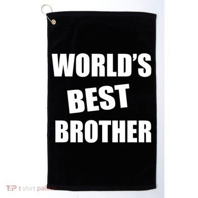 World's Best Brother Golf Towel
