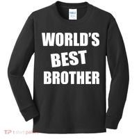 World's Best Brother Kids Long Sleeve Shirt thumb 0