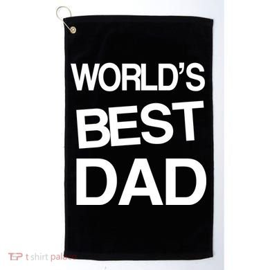 World's Best Dad Golf Towel