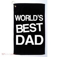 World's Best Dad Golf Towel thumb 0