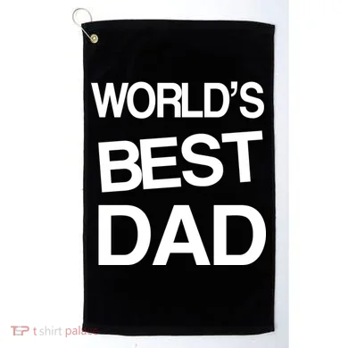 World's Best Dad Golf Towel