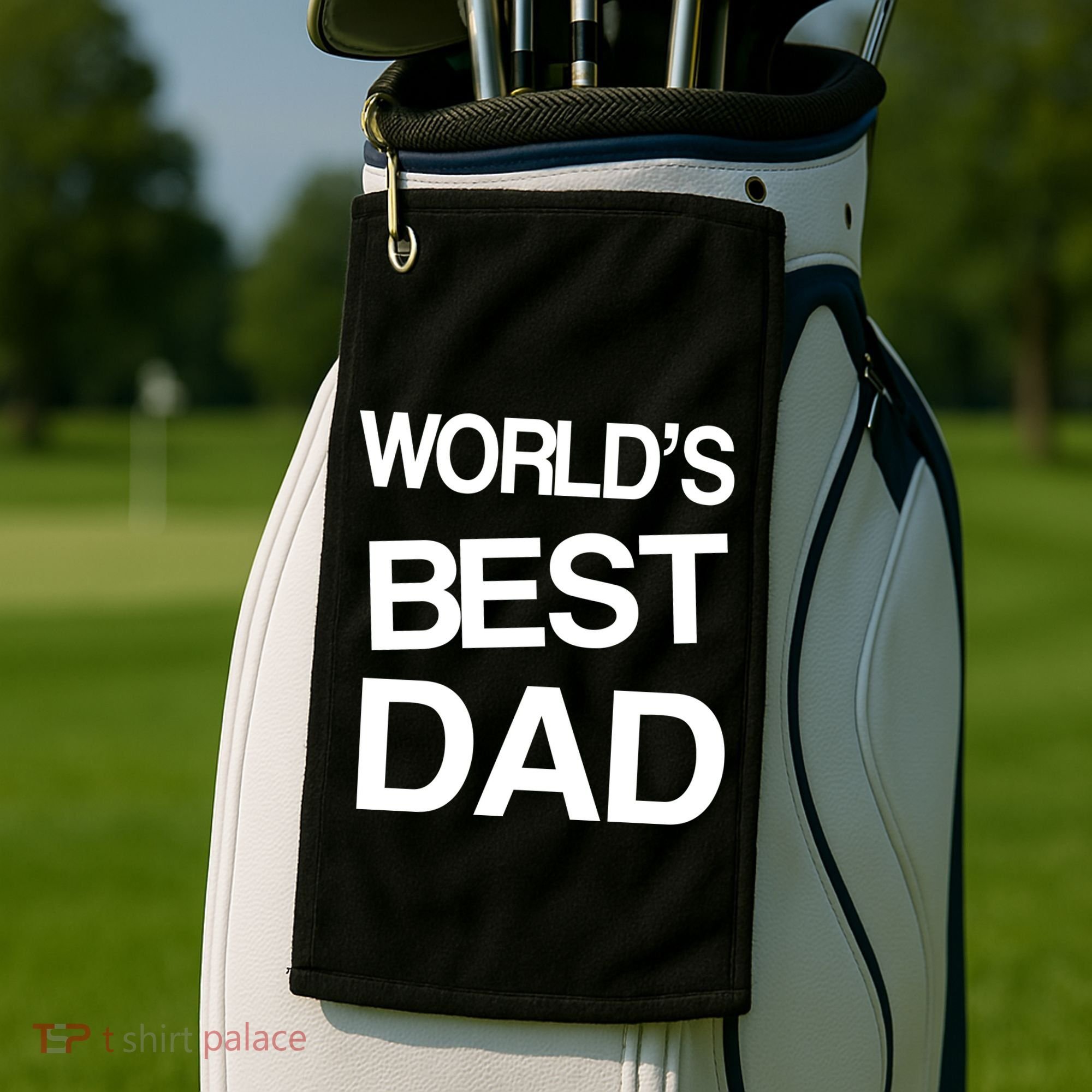 World's Best Dad Golf Towel
