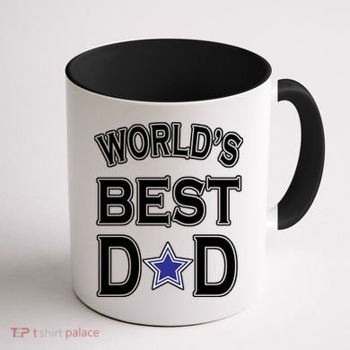 World's Best Dad Dallas Football Coffee Mug back