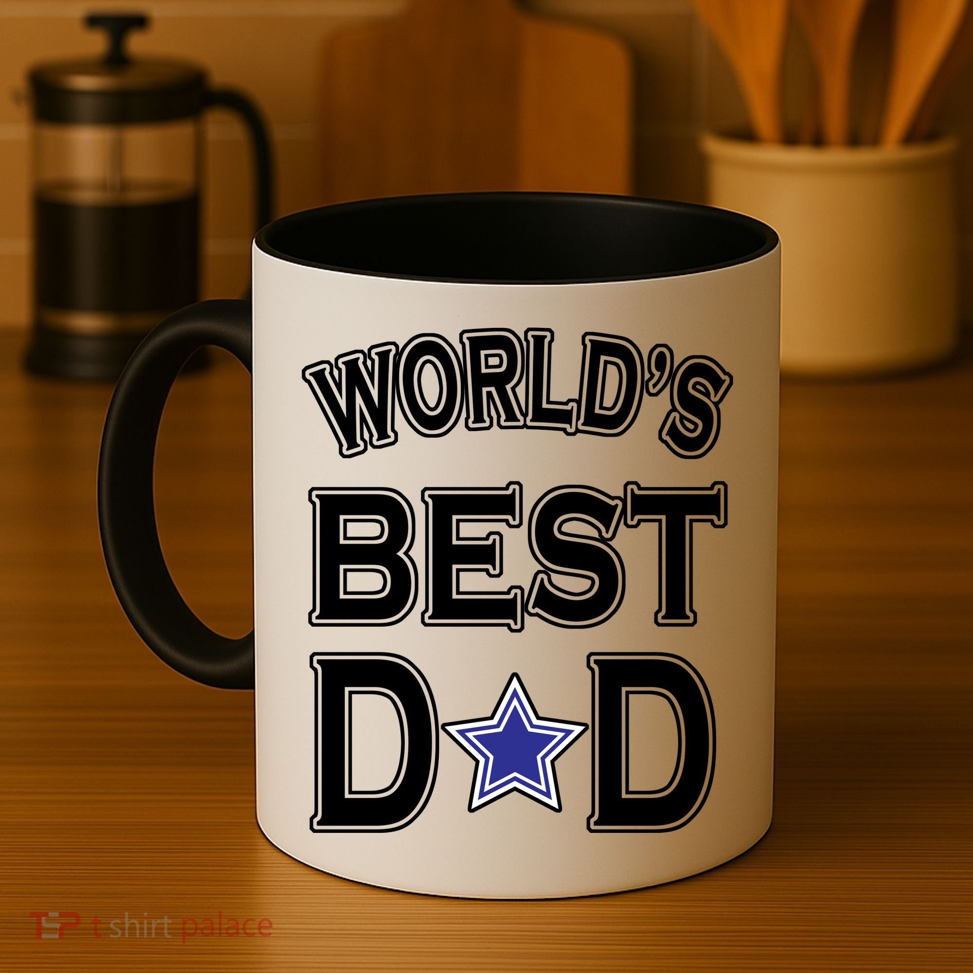World's Best Dad Dallas Football Coffee Mug