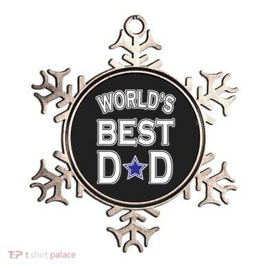 World's Best Dad Dallas Football Ornament