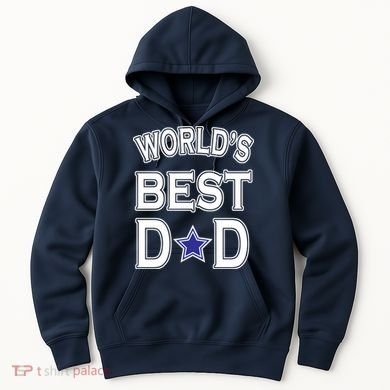 World's Best Dad Dallas Football Hoodie