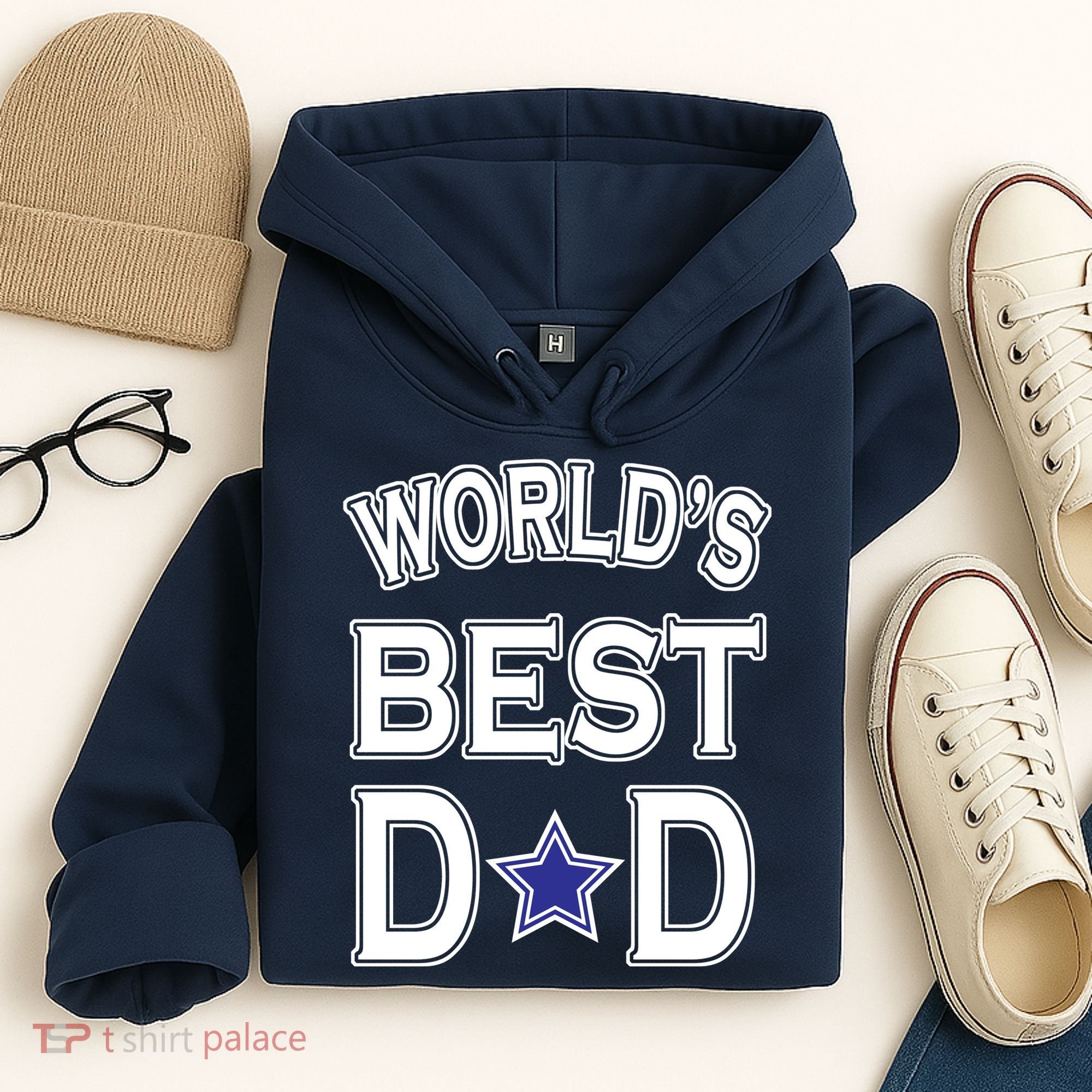 World's Best Dad Dallas Football Hoodie