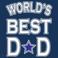 World's Best Dad Dallas Football Sweatshirt thumb 3