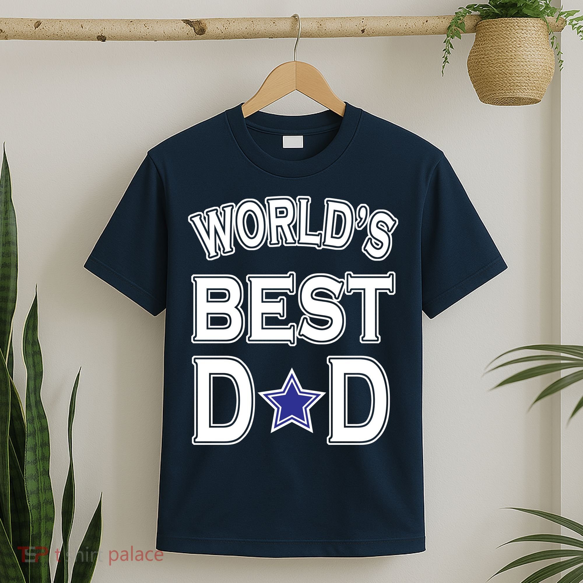 World's Best Dad Dallas Football T-Shirt