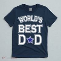 World's Best Dad Dallas Football T-Shirt thumb 5