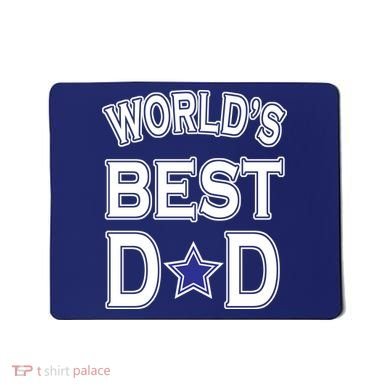 World's Best Dad Dallas Football Mousepad
