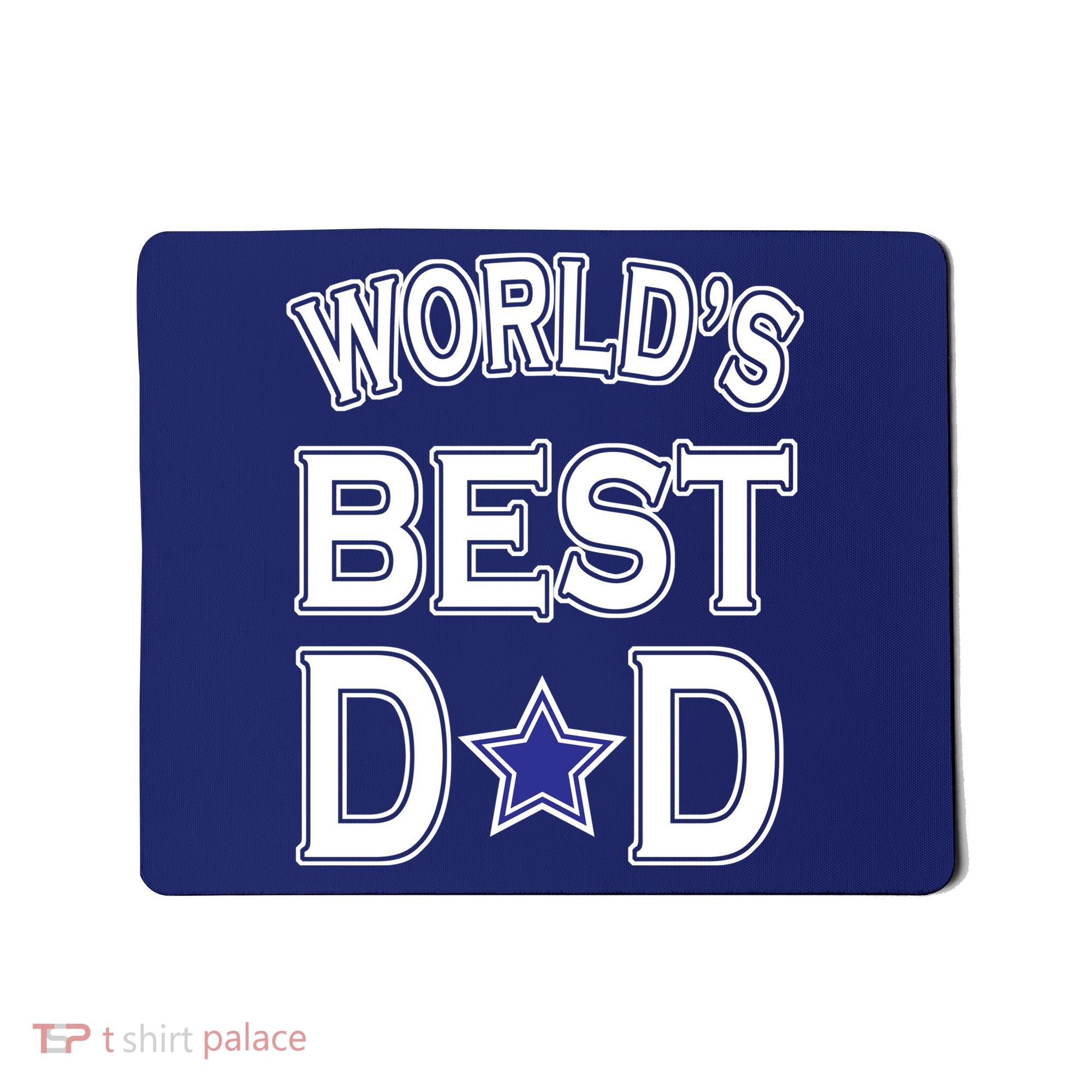 World's Best Dad Dallas Football Mousepad