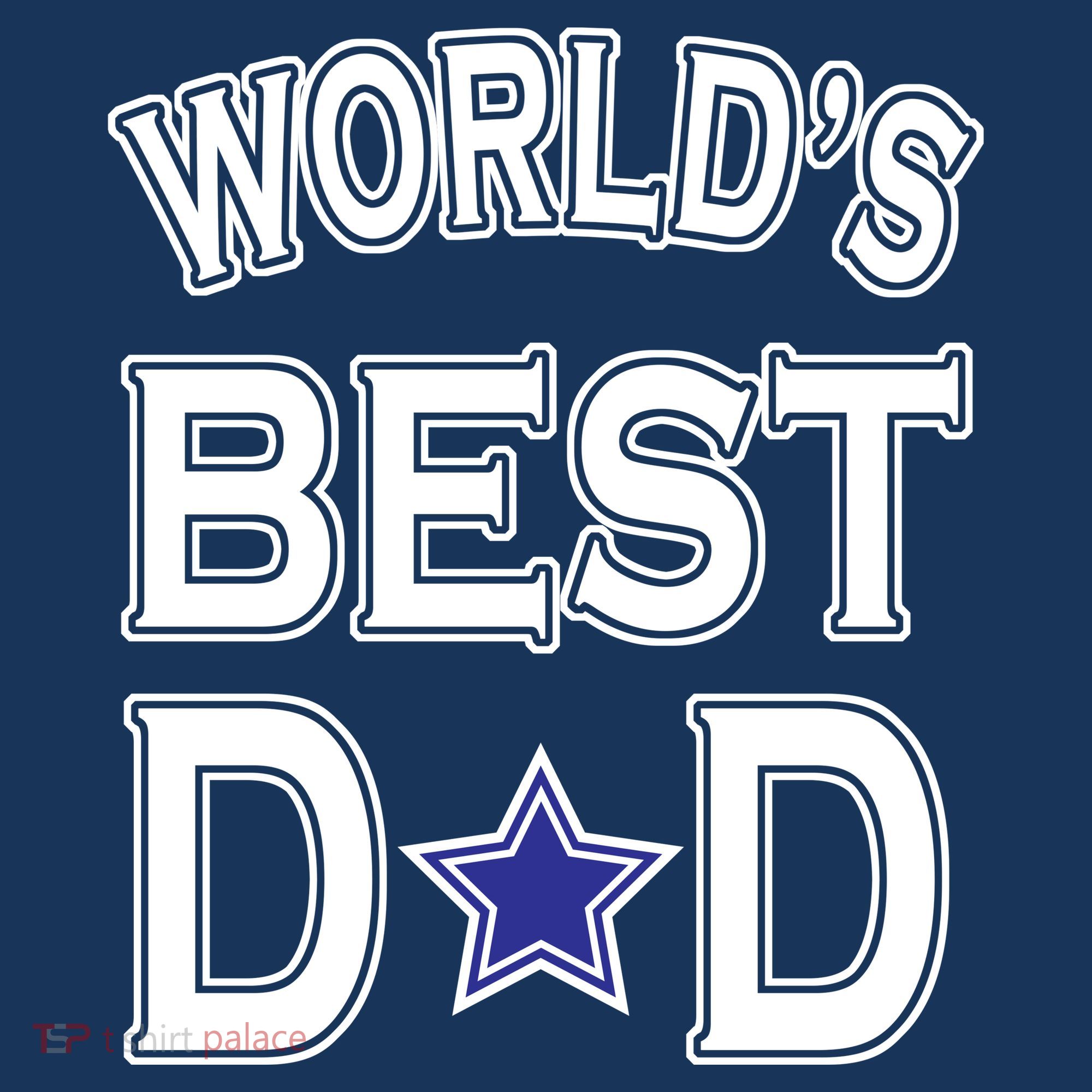 World's Best Dad Dallas Football Mousepad