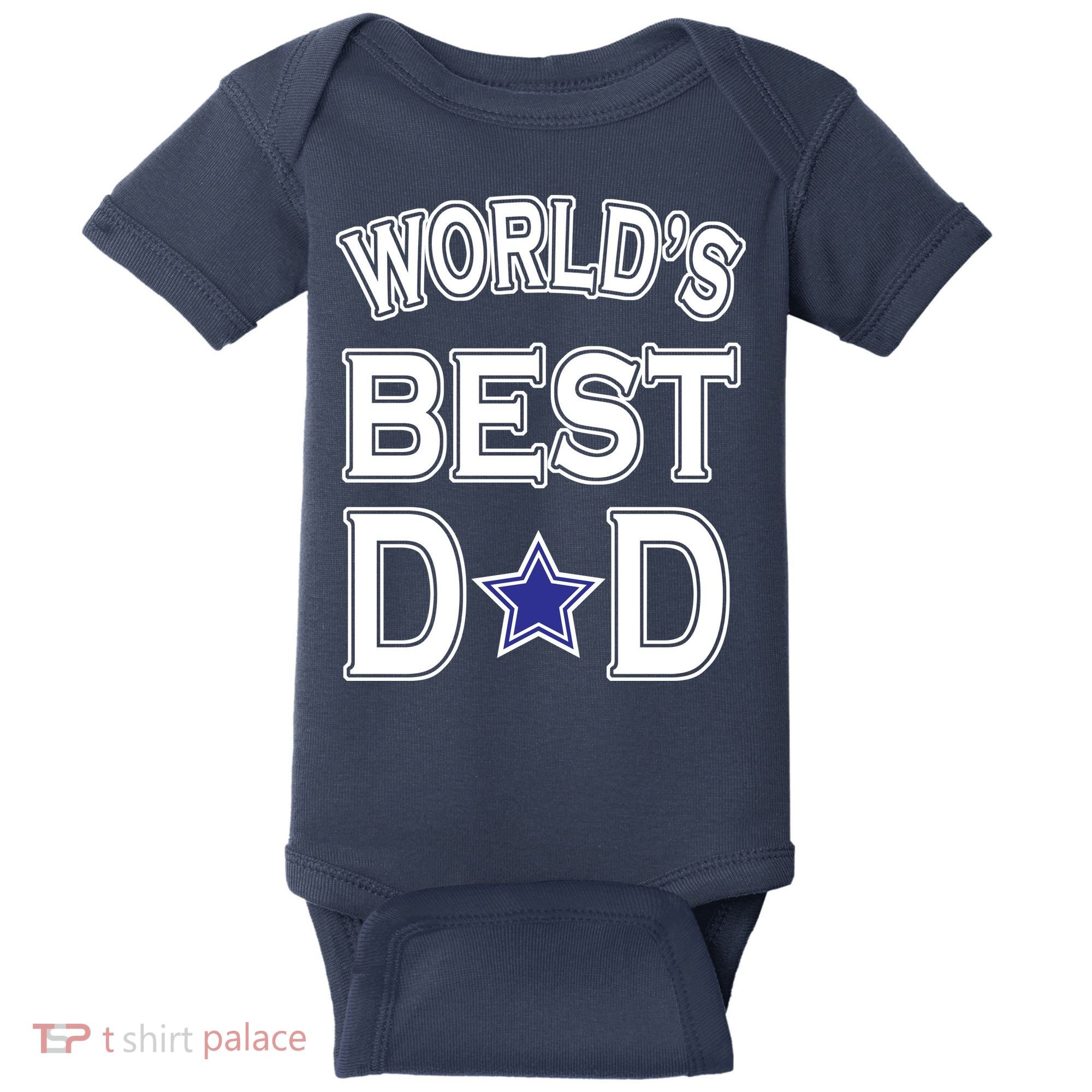 World's Best Dad Dallas Football Baby Bodysuit