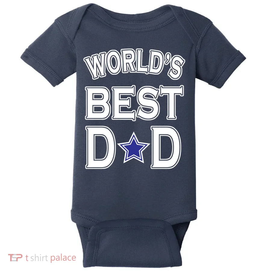 World's Best Dad Dallas Football Baby Bodysuit