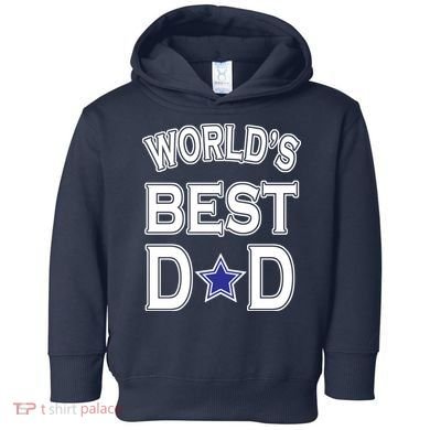 World's Best Dad Dallas Football Toddler Hoodie