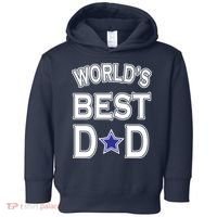 World's Best Dad Dallas Football Toddler Hoodie thumb 0
