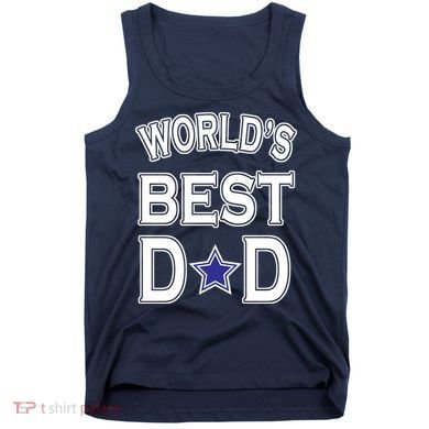 World's Best Dad Dallas Football Tank Top