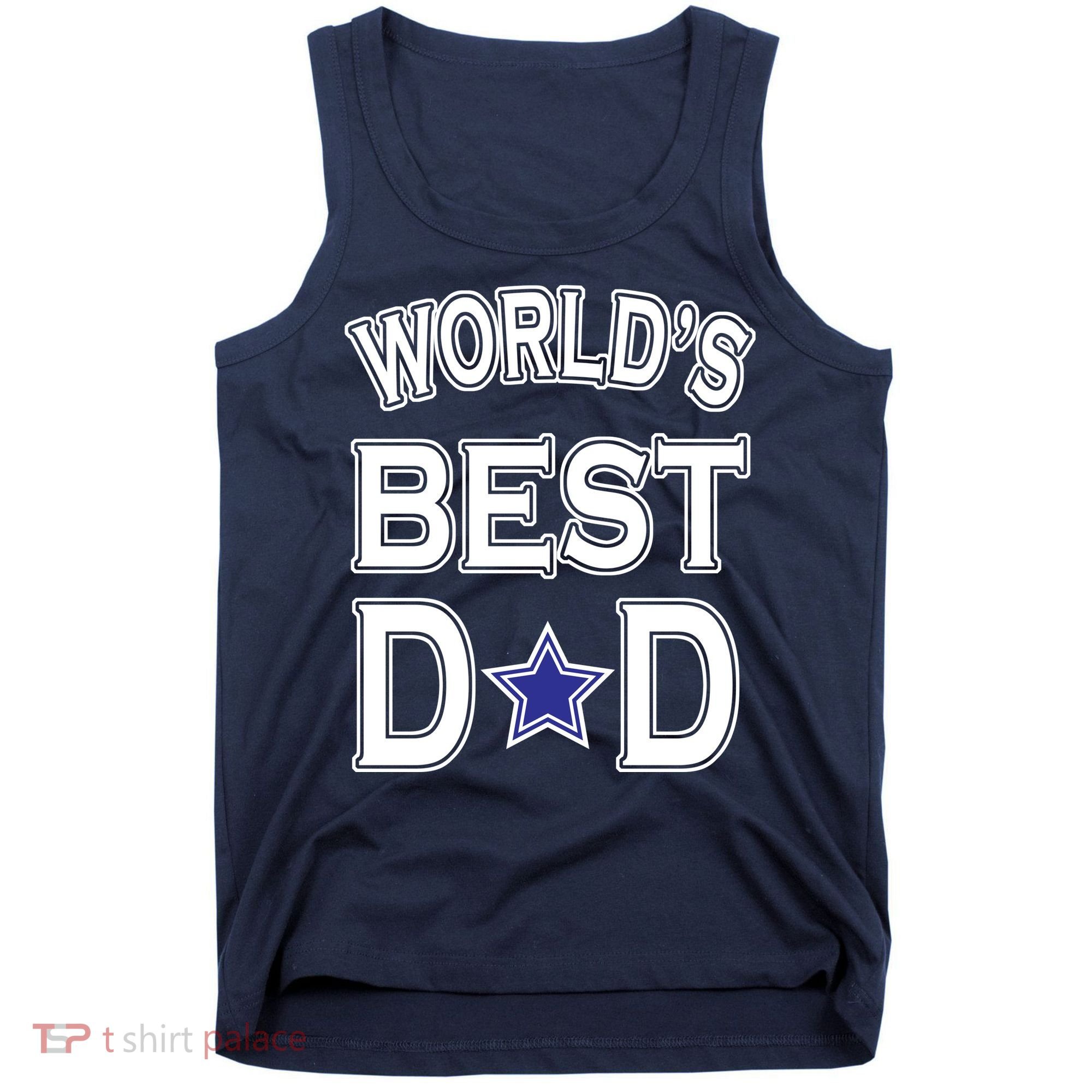 World's Best Dad Dallas Football Tank Top