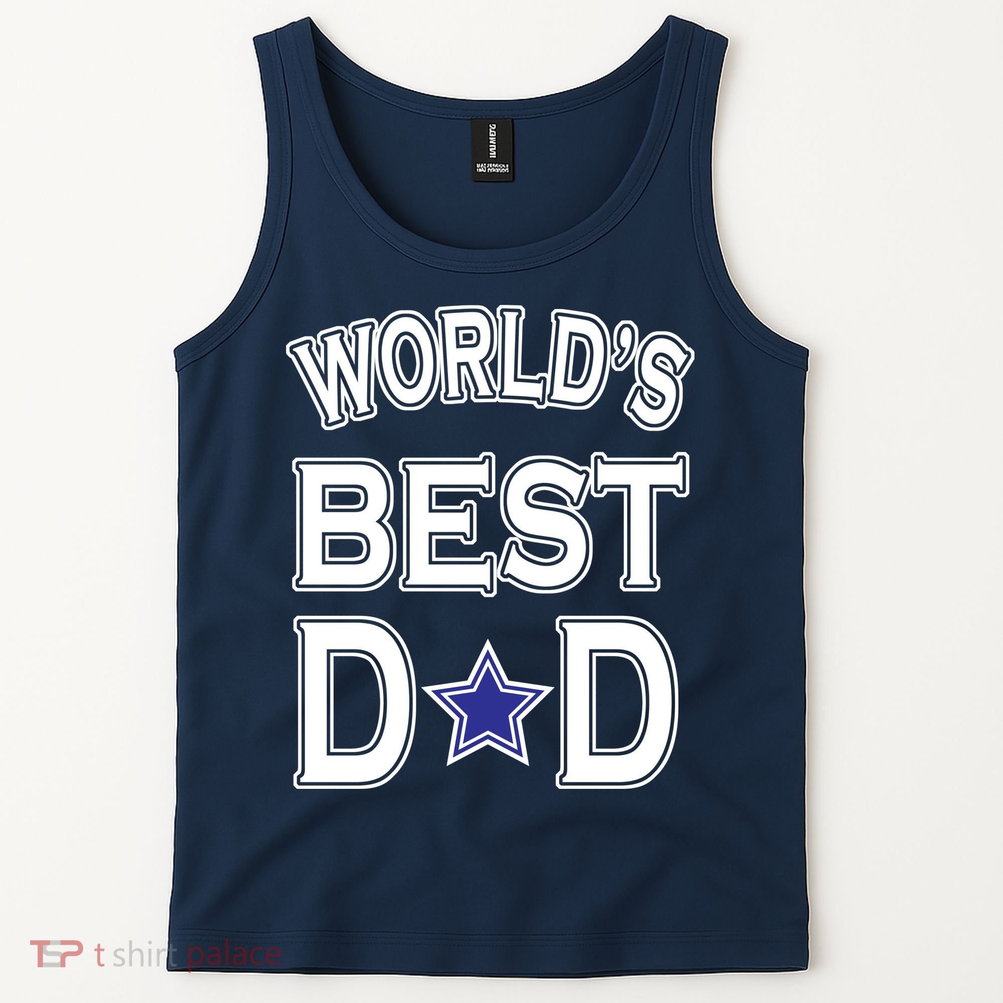 World's Best Dad Dallas Football Tank Top
