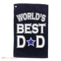 World's Best Dad Dallas Football Golf Towel thumb 0